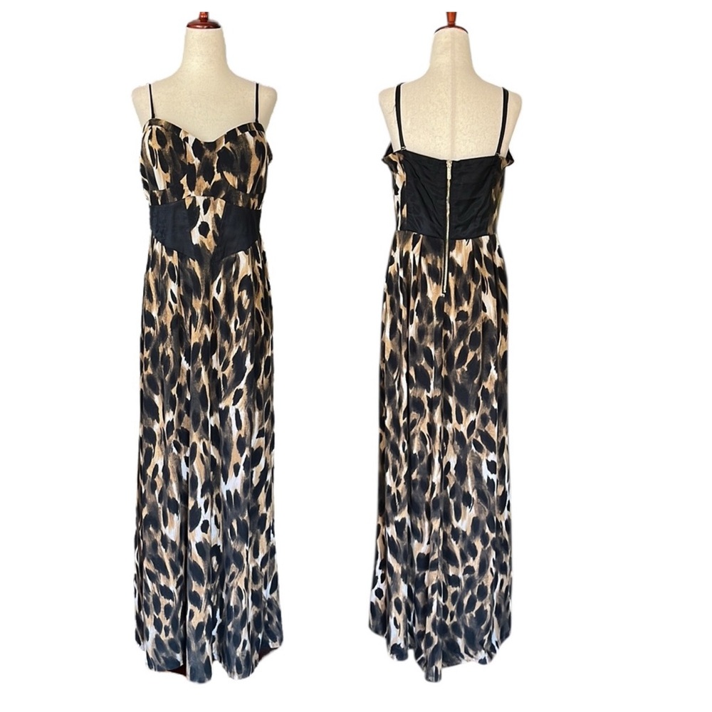 Kardashian Kollection Full Length Corset Maxi Dress with Removable Straps